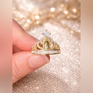 Elegant GP Crown Ring Adjustable